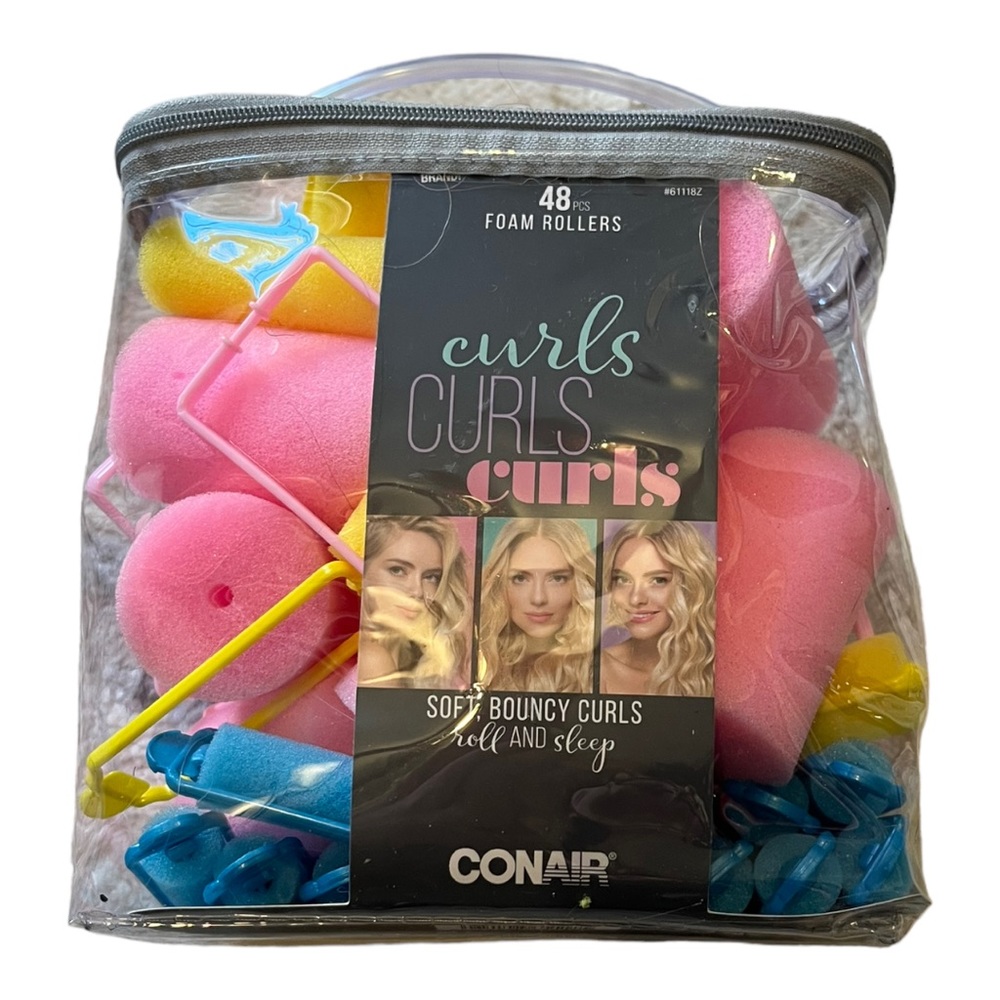 CURLS! CURLS! CURLS! Better for your hair!  Conair Soft Hair Curlers